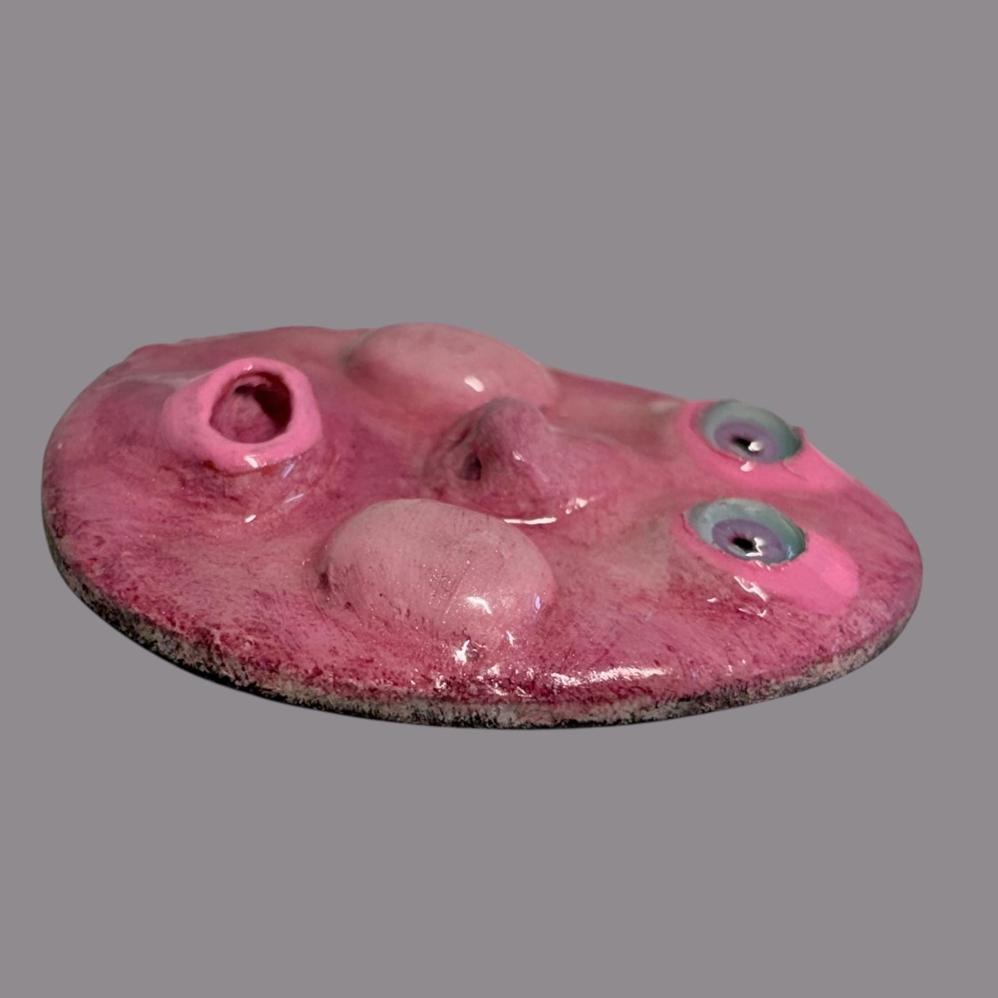 Handmade Creepling Rotten Eggie: Quirky One-Eyed Sculpture, Collectible Gift  Monster