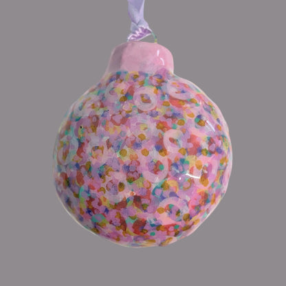 Whimsical Quirky Face Ornament Handmade Clay