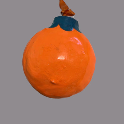 Whimsical Quirky Face Ornament Handmade Clay