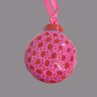 Whimsical Quirky Face Ornament Handmade Clay