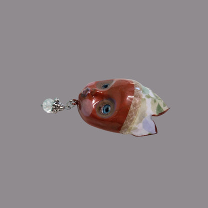 Handpainted Monster Fridge Magnet: Crowned Creepling Fae Goblin