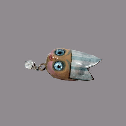 Handpainted Monster Fridge Magnet: Crowned Creepling Fae Goblin