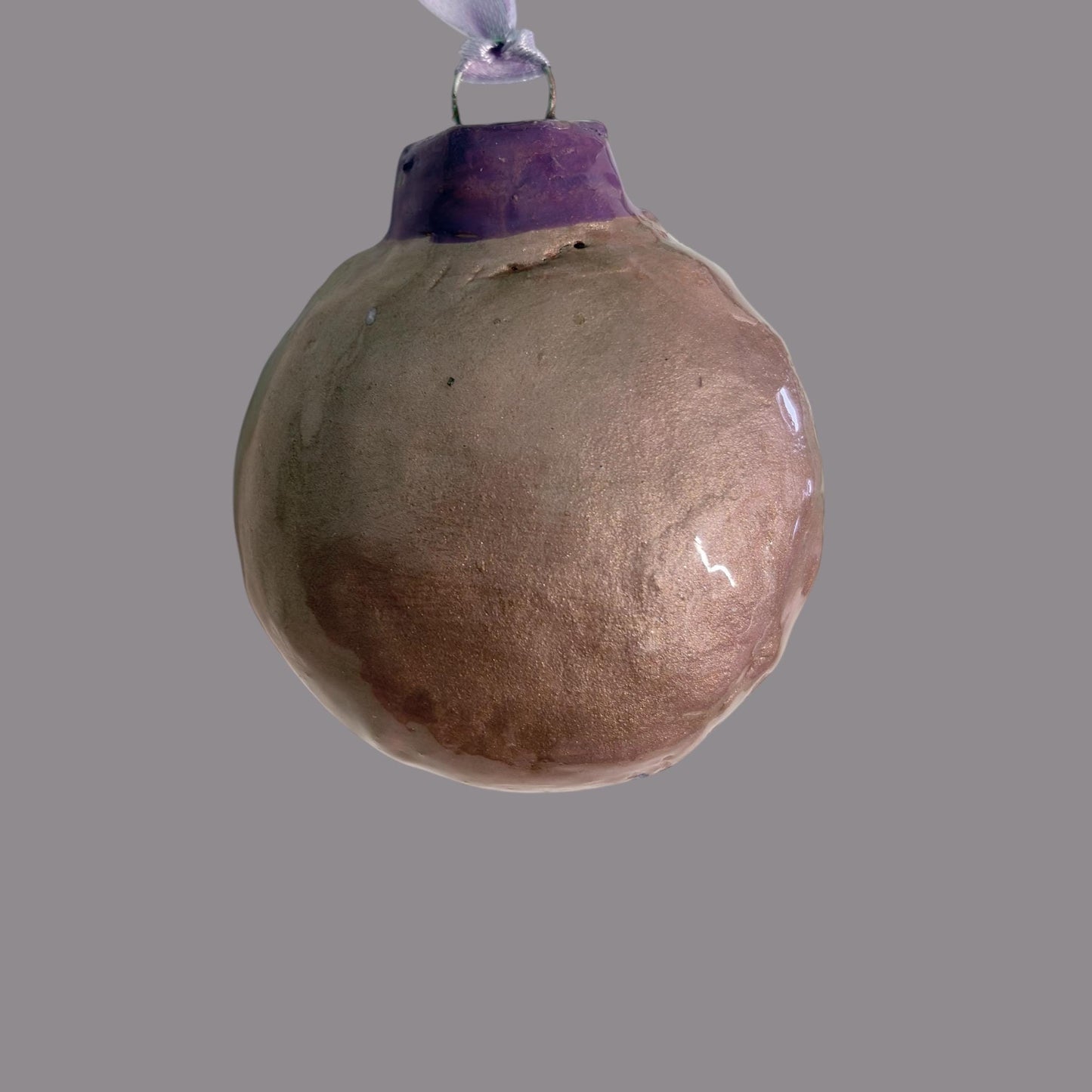 Whimsical Quirky Face Ornament Handmade Clay