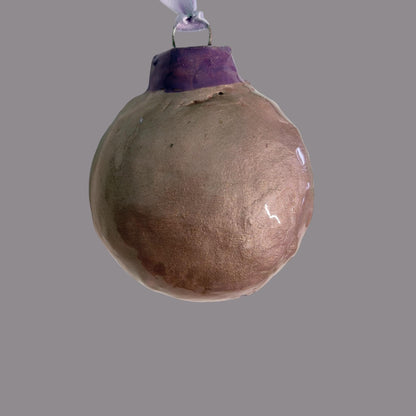Whimsical Quirky Face Ornament Handmade Clay