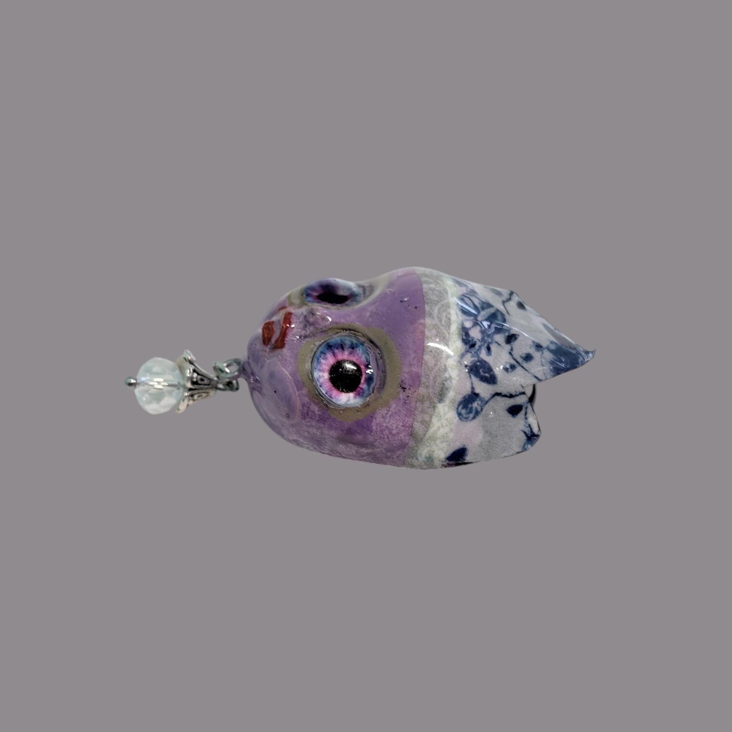 Handpainted Monster Fridge Magnet: Crowned Creepling Fae Goblin