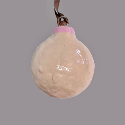 Whimsical Quirky Face Ornament Handmade Clay