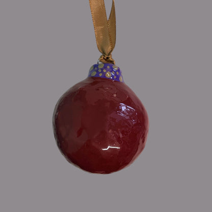 Whimsical Quirky Face Ornament Handmade Clay