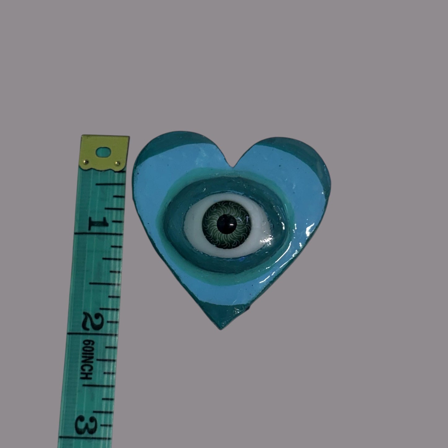 Handmade Creepling Heart Magnet: Quirky One-Eyed Sculpture, Collectible Gift  Monster