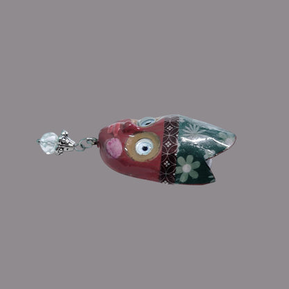 Handpainted Monster Fridge Magnet: Crowned Creepling Fae Goblin