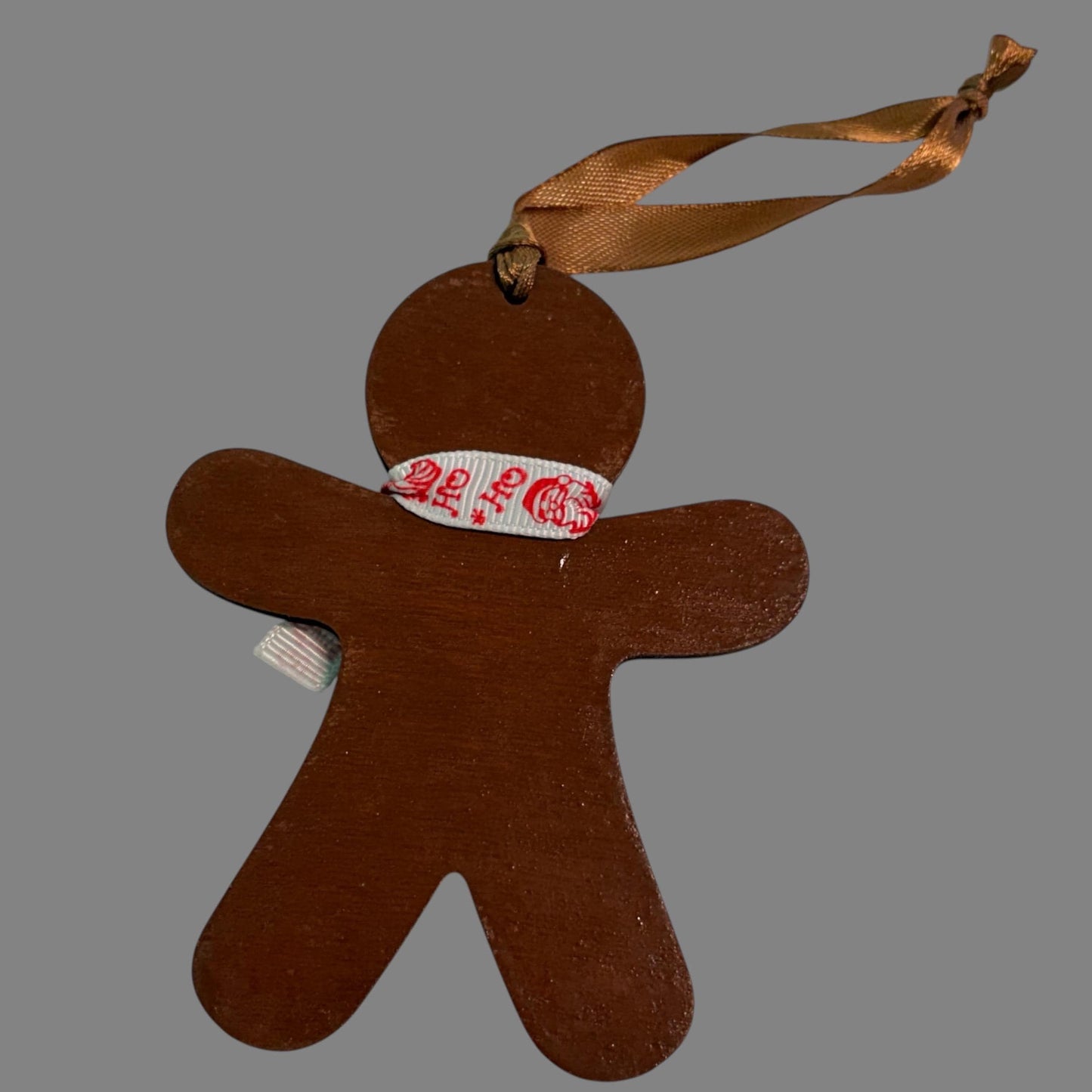 Hand-Painted One-Eyed Gingerbread Man Ornament