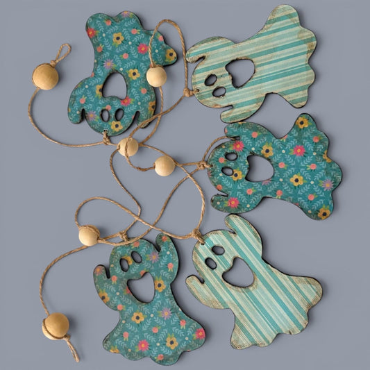 Whimsical Cottagecore Ghost Garland