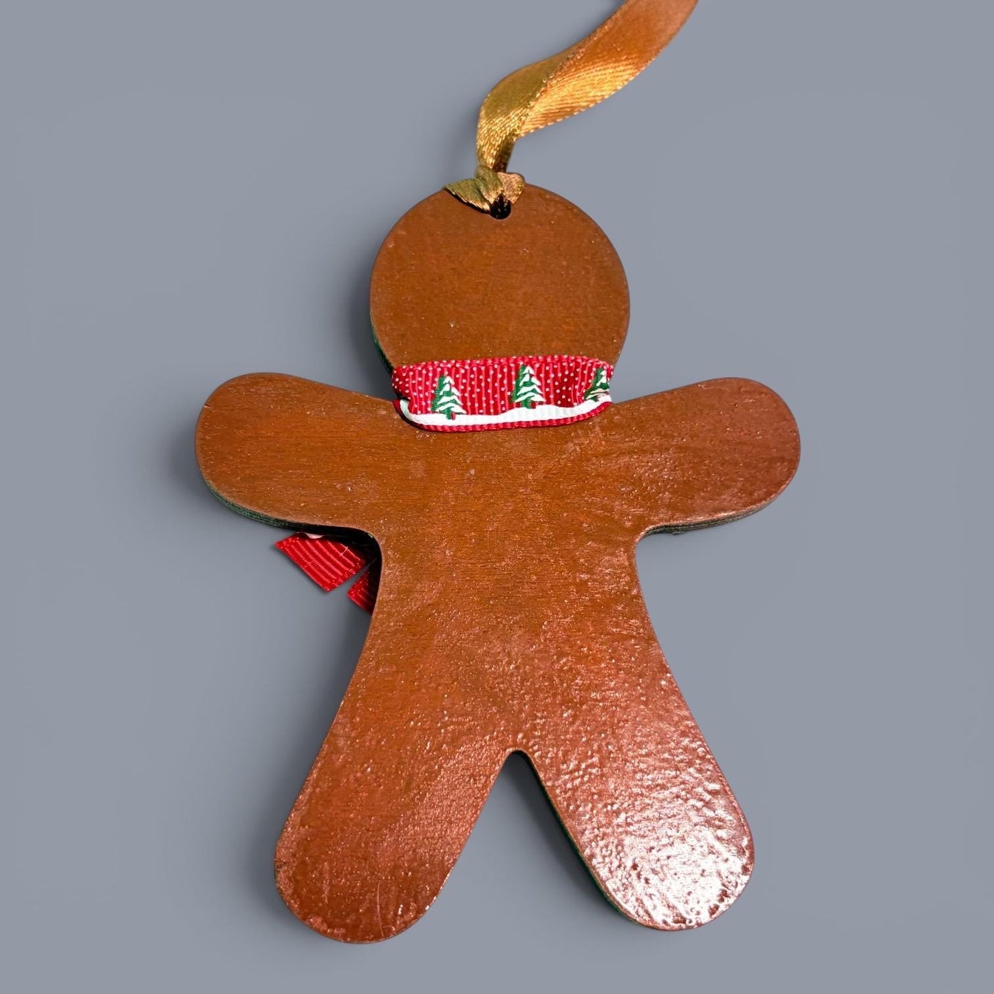 Hand-Painted One-Eyed Gingerbread Man Ornament