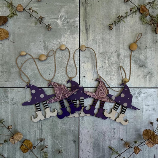 Whimsical Cottagecore Witch Garland