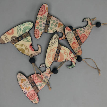 Witch Hat Ornament Set