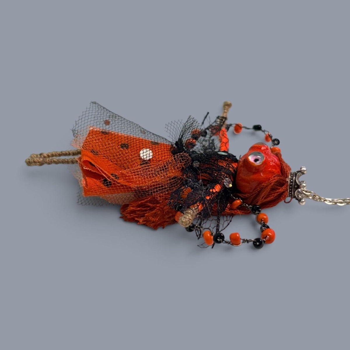 Pumpkin Fairy Charm, Purse, Car mirror