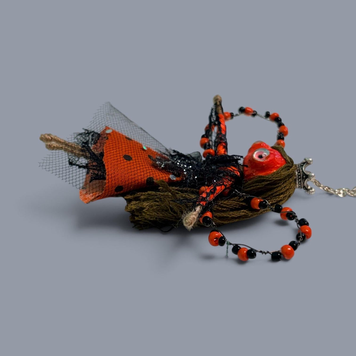 Pumpkin Fairy Charm, Purse, Car mirror