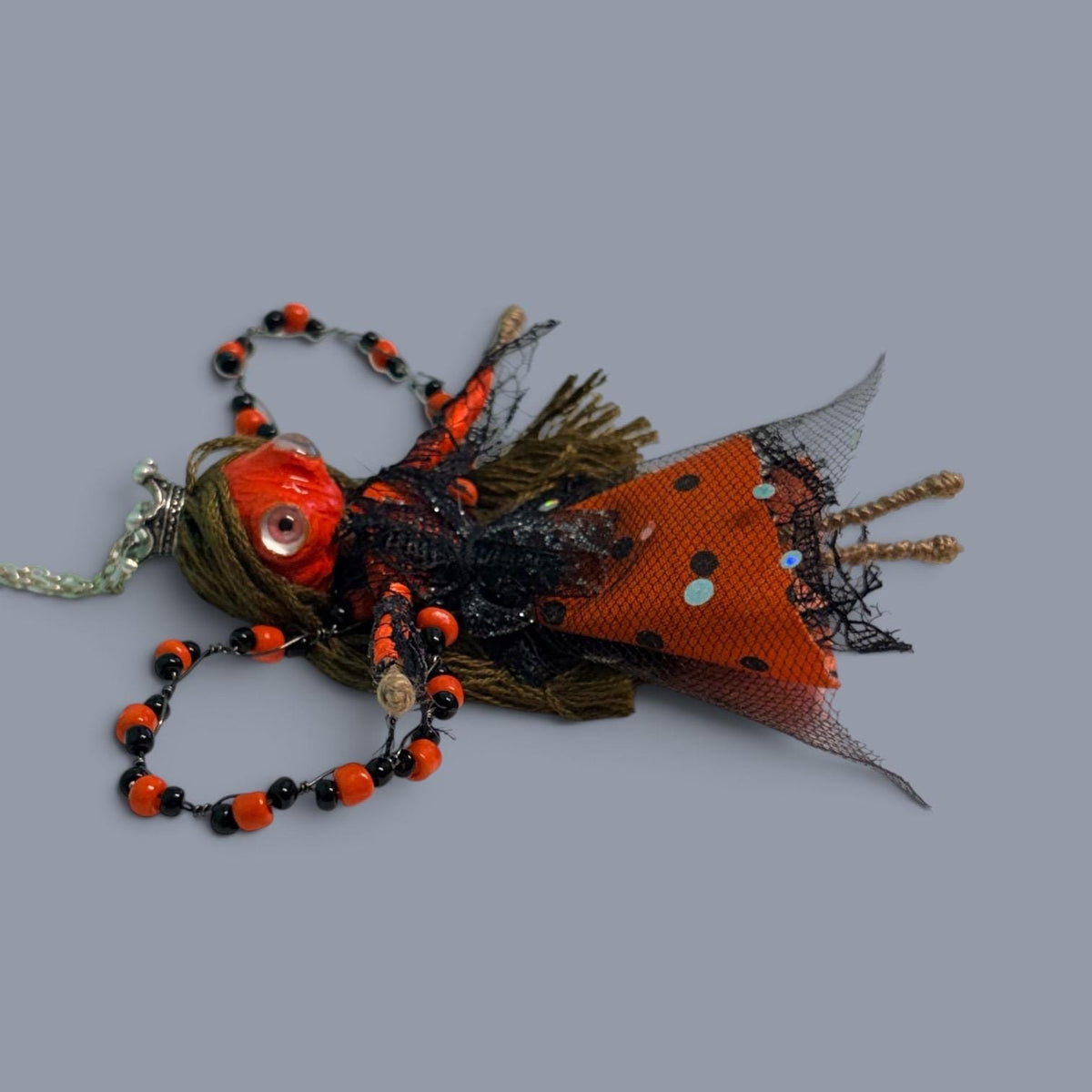 Pumpkin Fairy Charm, Purse, Car mirror