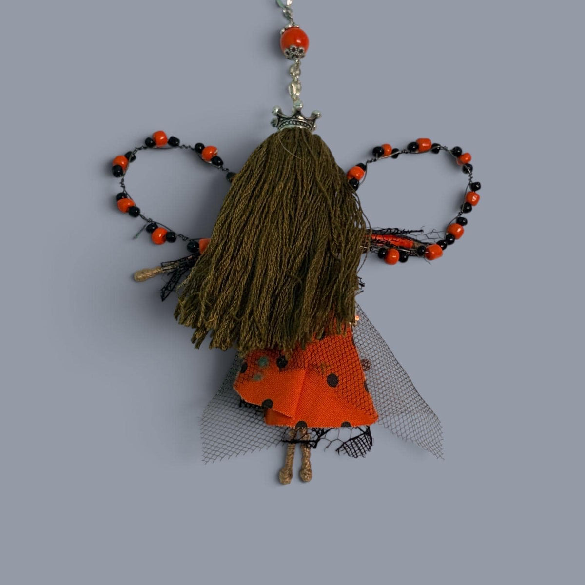 Pumpkin Fairy Charm, Purse, Car mirror