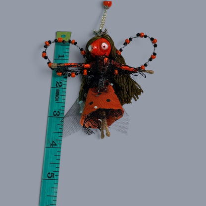 Pumpkin Fairy Charm, Purse, Car mirror