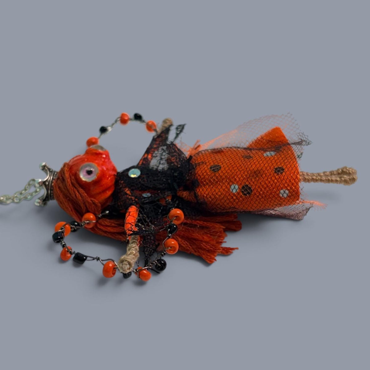 Pumpkin Fairy Charm, Purse, Car mirror